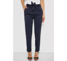 Штани жіночі в смужку, колір синій, 238RP85