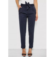Брюки женские в полоску, цвет синий, 238RP85