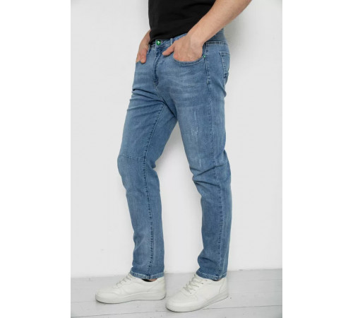 Джинсы мужские прямые, цвет голубой, 244R091220-2.