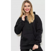 Худая женская тринитка на флисе, цвет черный, 102R364.