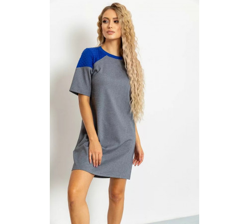 Платье, цвет серо-синий, 167R791