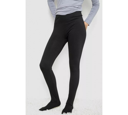 Колготи жіночі утеплені, колір чорний, 139R945