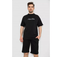 Костюм чоловічий повсякденний, колір чорний, 238R1569