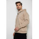 Кофта мужская на флисе с капюшоном, цвет светло-бежевый, 238R58698.