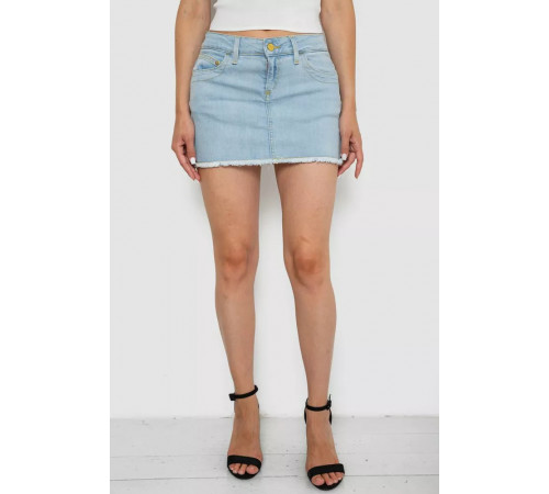 Юбка джинсовая, цвет голубой, 244R264