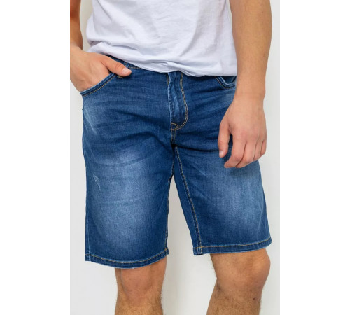 Шорты мужские джинсовые, цвет синий, 244R5A-048