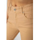 Шорти джинсові жіночі, колір бежевий, 182R1700