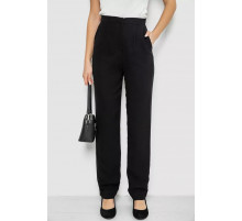 Штани жіночі класичні вільного крою, колір чорний, 167R2810