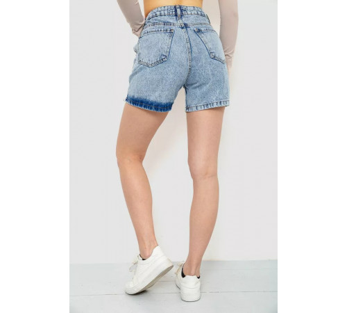 Шорты женские, цвет голубой, 244R0504