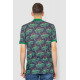 Поло чоловіче з принтом, колір зелено-синій, 247R309