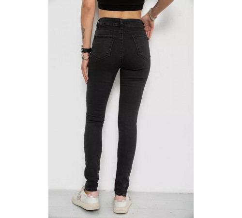 Джинси жіночі Skinny, колір чорний, 182R5126 Джинси жіночі Skinny, колір чорний, 182R5126