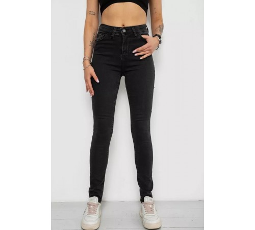 Джинси жіночі Skinny, колір чорний, 182R5126 Джинси жіночі Skinny, колір чорний, 182R5126
