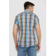 Рубашка мужская с коротким рукавом, цвет разноцветный, 214R7146