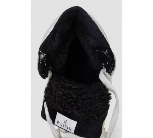 Кросівки жіночі зимові на хутрі, колір біло-бежевий, 248RH1030