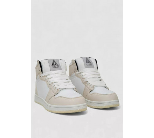 Кросівки жіночі зимові на хутрі, колір біло-бежевий, 248RH1030