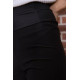 Черные лосины, из эко-кожи, с втягивающим эффектом, 164R1497