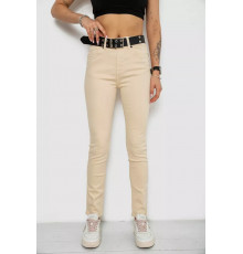 Джинси жіночі, колір бежевий, 182R00251
