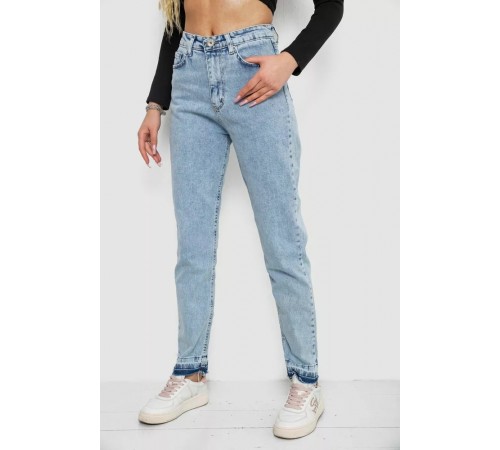 Джинси жіночі MOM, колір блакитний, 244R501-10 Джинси жіночі MOM, колір блакитний, 244R501-10