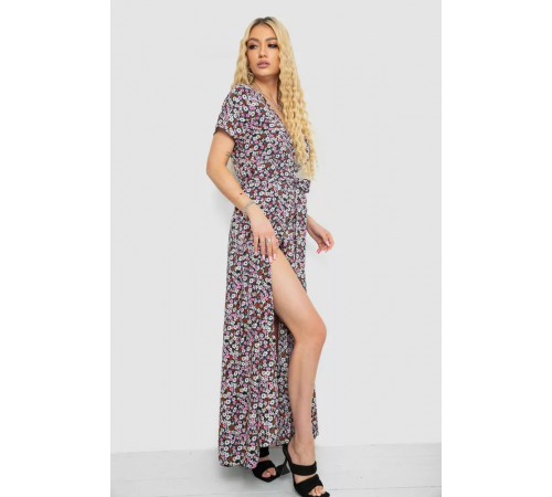 Сарафан із принтом на запах, колір різноколір, 241R180