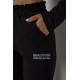 Спортивные брюки женские, цвет черный, 238R5052