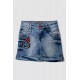Джинсовые шорты для девочки, цвет синий, 247R1003