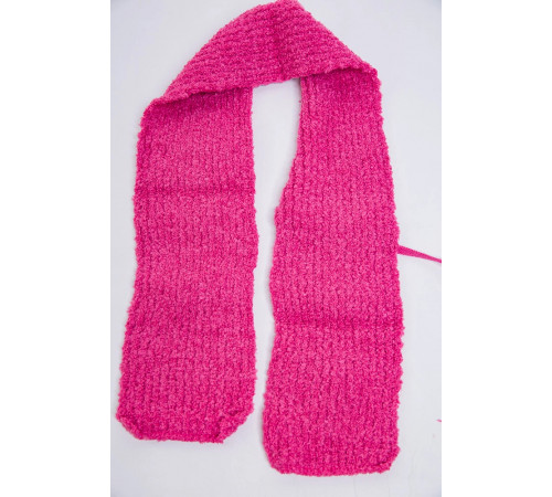 Дитячий комплект з шапки та шарфа, рожевого кольору, 167R8881-1