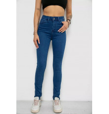 Джинси жіночі Skinny, колір синій, 182R3629