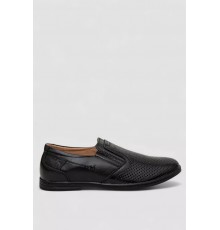 Туфлі чоловічі з перфорацією, колір чорний, 243RB1972