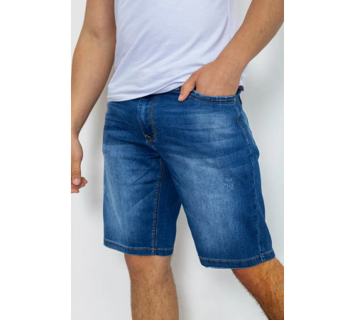 Джинсовые шорты мужские, цвет синий, 244R5A-042