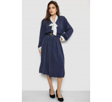 Костюм женский классический в горох, цвет синий, 167R3002