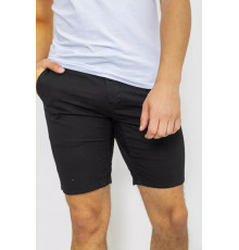 Шорты мужские однотонные, цвет черный, 244R7830.