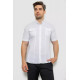 Сорочка чоловіча однотонна, колір білий, 214R6917-2