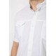 Сорочка чоловіча однотонна, колір білий, 214R6917-2
