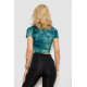 Футболка-топ женская, цвет зеленый, 238R58262