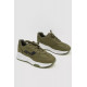 Кросівки жіночі екошкіра, колір хакі, 243R186-131