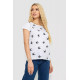 Футболка жіноча з принтом, колір білий, 244R2214
