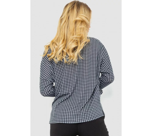 Жіноча кофта, колір сіро-чорний, 244R047