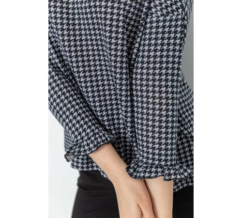 Жіноча кофта, колір сіро-чорний, 244R047