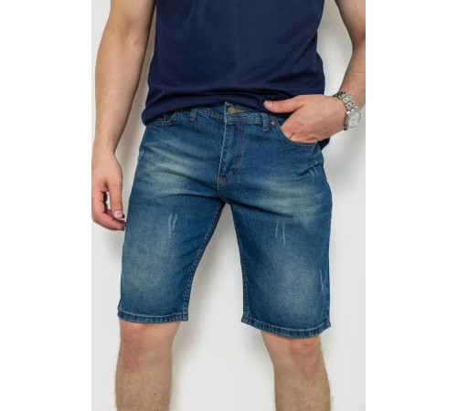 Шорти чоловічі джинсові, колір синій, 244RB004