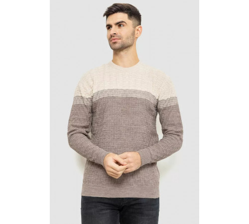 Светр чоловічий, колір бежево-молочний, 161R883