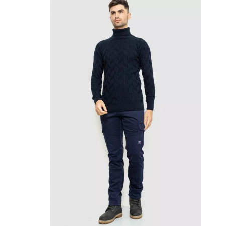 Светр чоловічий, колір темно-синій, 161R1034