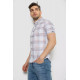 Сорочка чоловіча в смужку, колір білий, 214R841