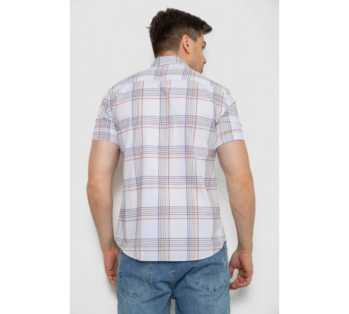 Сорочка чоловіча в смужку, колір білий, 214R841