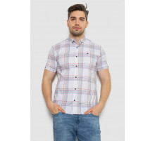 Сорочка чоловіча в смужку, колір білий, 214R841