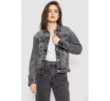 Куртка жіноча джинсова, колір сірий, 255RA2240