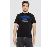 Мужская футболка с принтом, цвет черный, 241R1909