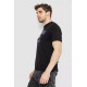 Мужская футболка с принтом, цвет черный, 241R1909