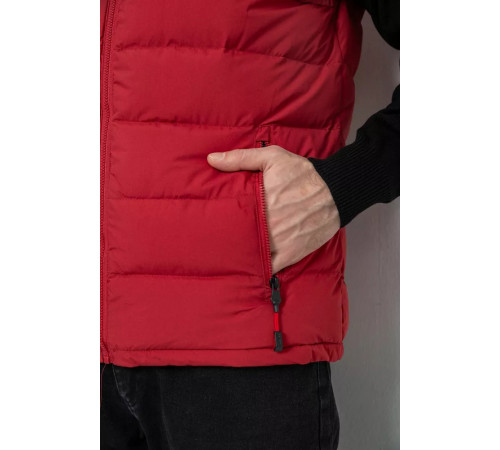 Жилетка мужская демисезонная, цвет бордовый, 244RC666