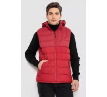 Жилетка мужская демисезонная, цвет бордовый, 244RC666