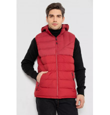 Жилетка мужская демисезонная, цвет бордовый, 244RC666